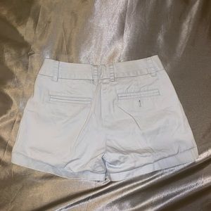 baby blue J. Crew shorts